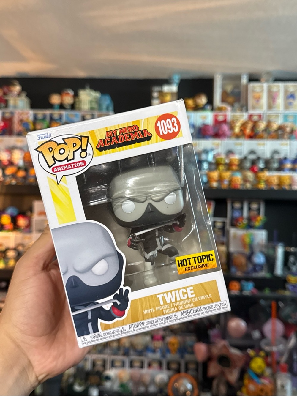 Funko Pop! Twice Vinyl Figure — Black, Gray, White, Red Accents